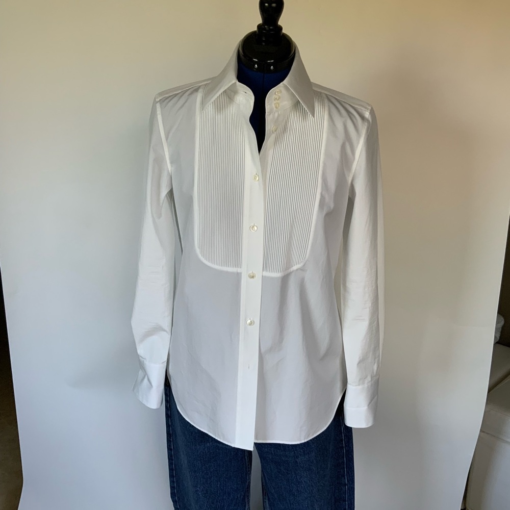 Lafayette white shirt